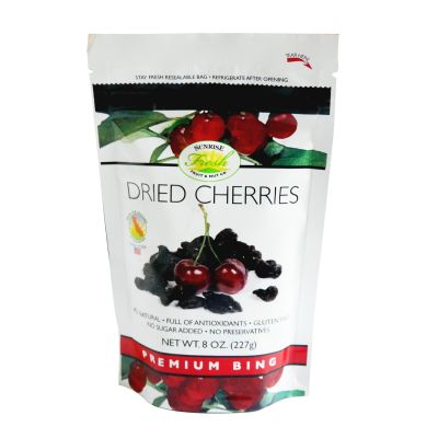 Dried Cherries Snack - 8 oz. Resealable bag