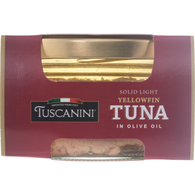 Tuscanini Solid Light Tuna In Olive Oil – Small Jar - 5.6oz